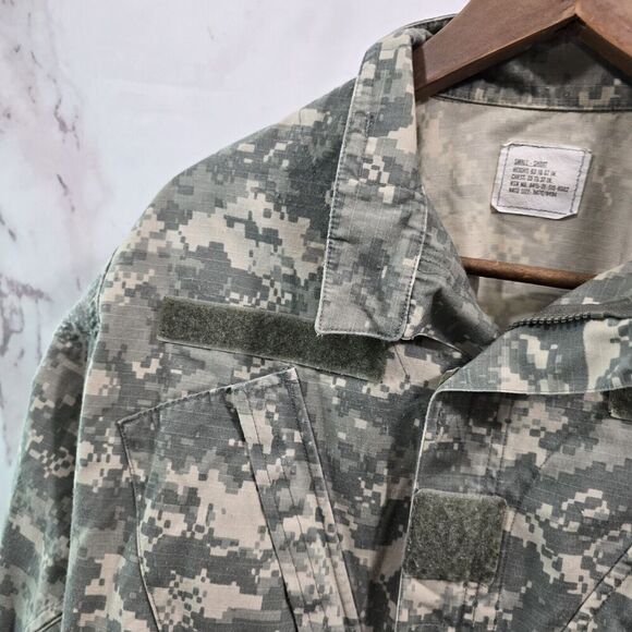 Army Jacket Mens Small Short Digital Camo Desert Top Shirt Military Air Force - Picture 2 of 11